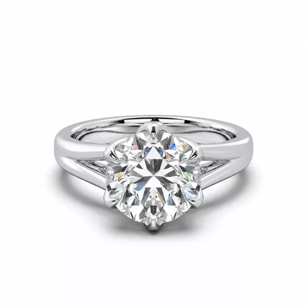 Setting Ravello Split Shank Cathedral Solitaire