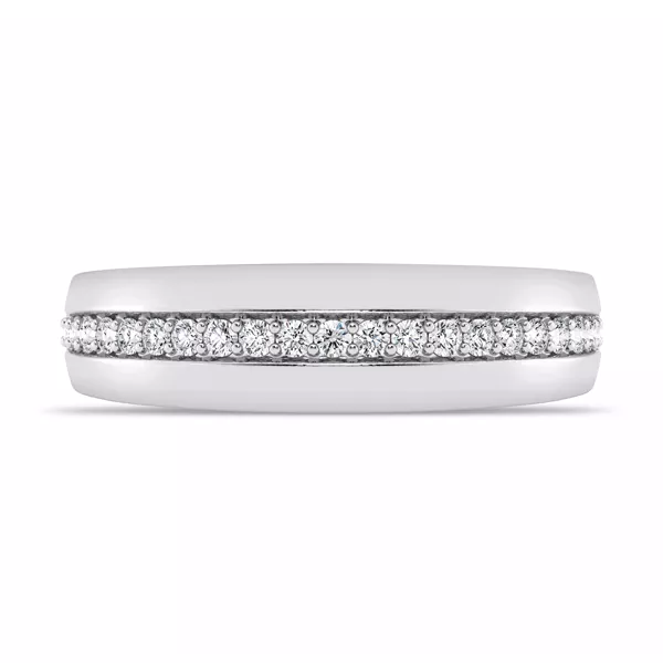 Tapered Lab Diamond Band (6mm)