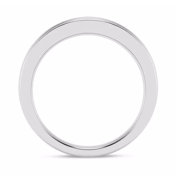 Channel-Set Grooved Lab Diamond Band (6.4mm)