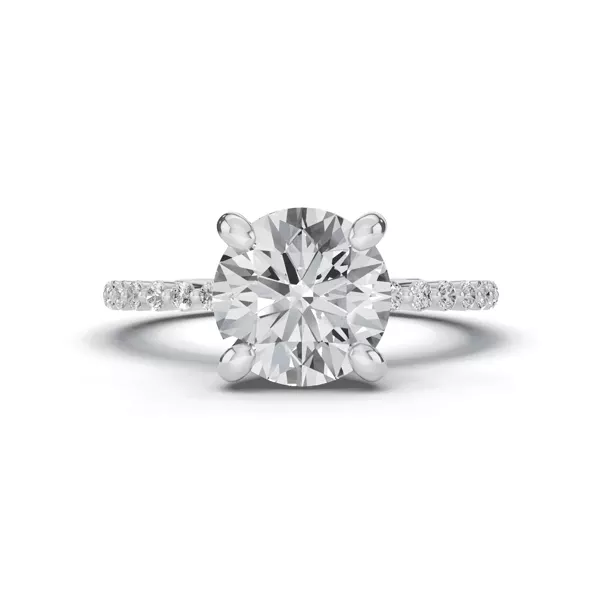 Tradition Pavé Lab Shared Prong Engagement Ring (1/5ct. tw.)