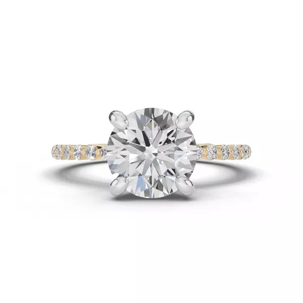 Tradition Pavé Lab Shared Prong Engagement Ring (1/5ct. tw.)