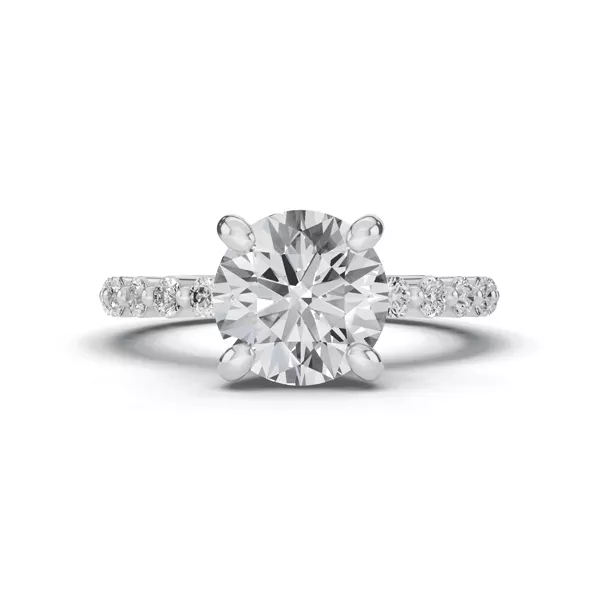 Signature Hearts & Arrows Shared Prong Lab Engagement Ring (1/2ct. tw.)