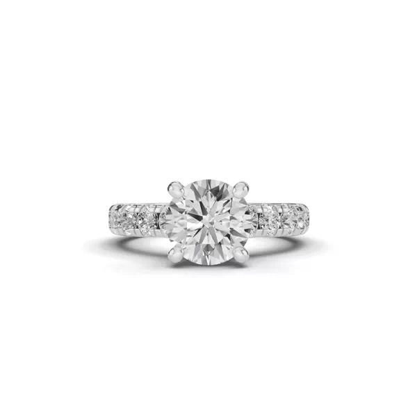 Tradition Hidden Halo Cathedral Pavé Lab Engagement Ring (1.00ct. tw.)