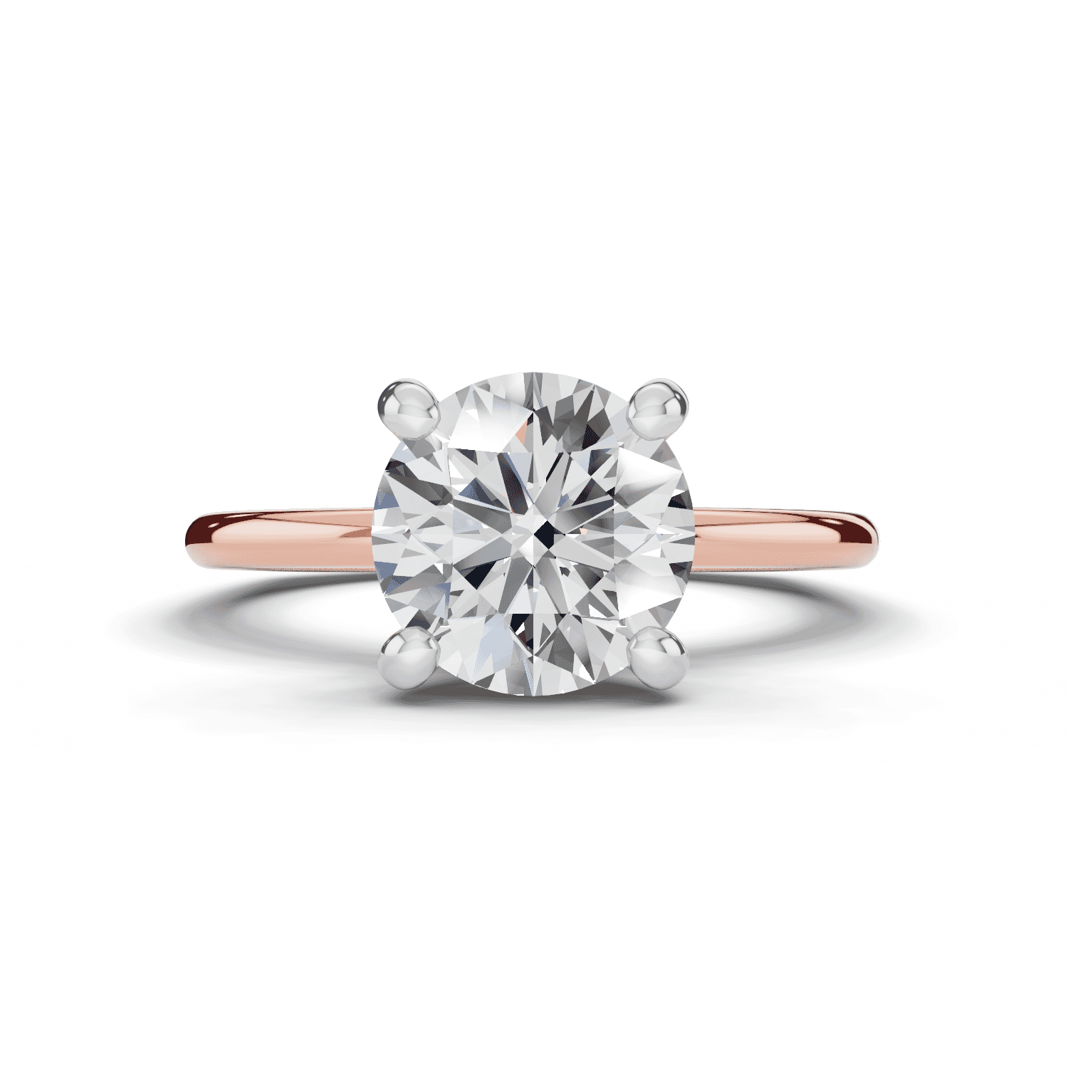 Tradition Hidden Halo Euroshank Lab Engagement Ring (1.5mm)