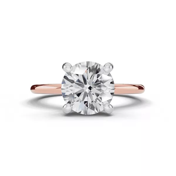 Signature Hearts & Arrows Hidden Halo Euroshank Lab Engagement Ring (1.5mm)