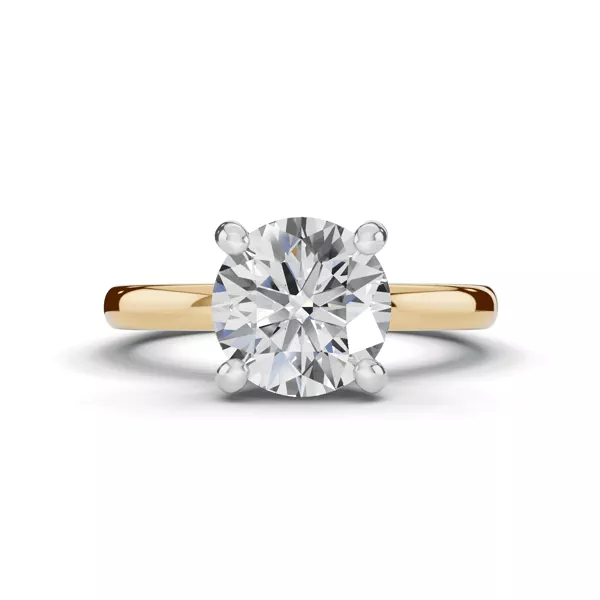 Signature Hearts & Arrows Hidden Halo Euroshank Lab Engagement Ring (2mm)