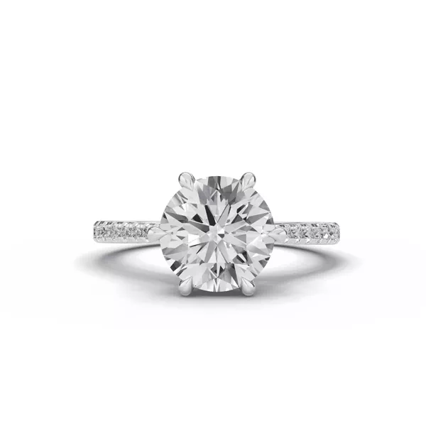 Tradition Cathedral Pavé Lab Engagement Ring (0.20 ct. tw.)