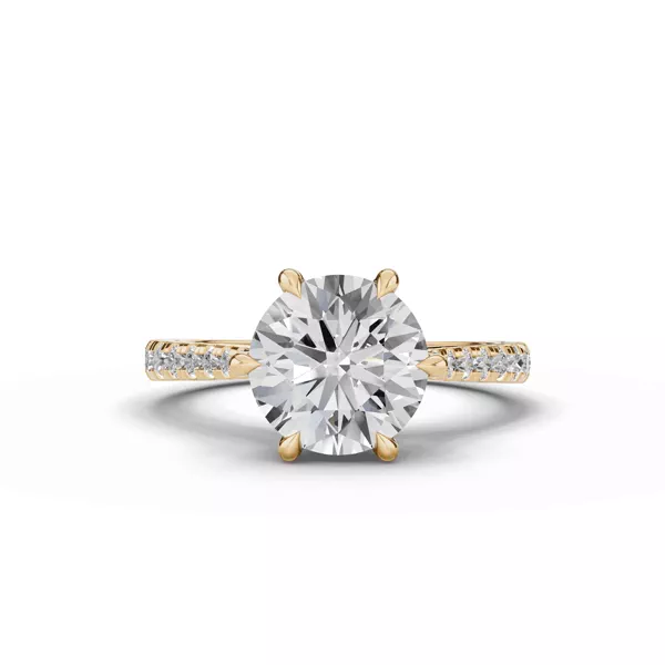 Tradition Cathedral Pavé Lab Engagement Ring (0.30 ct. tw.)