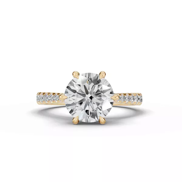 Tradition Cathedral Pavé Lab Engagement Ring (0.35 ct. tw.)