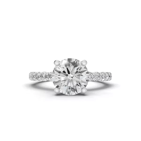 Sculpted Heart Lab Diamond Ring (.50 ct. tw.)