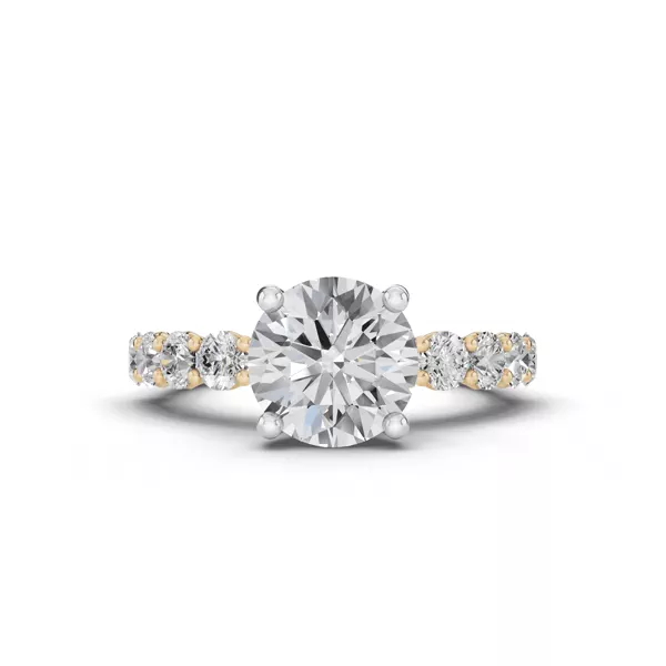Sculpted Heart Lab Diamond Ring (.90 ct. tw.)
