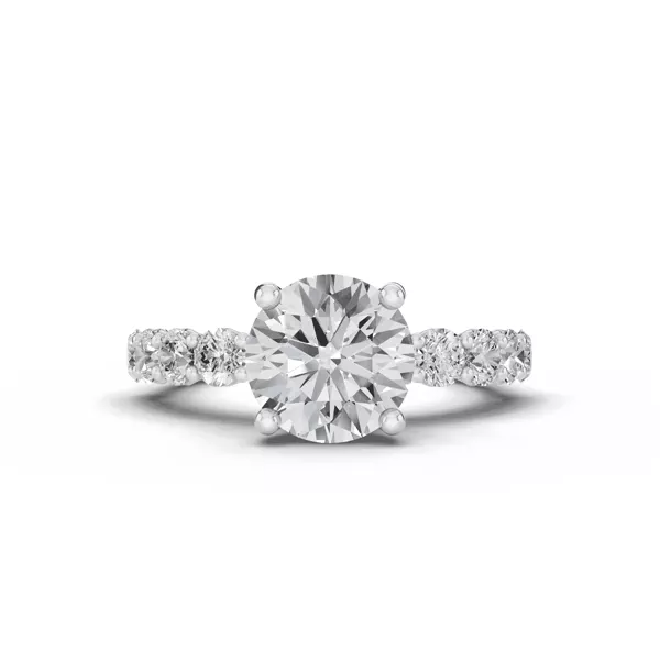 Sculpted Heart Lab Diamond Ring (.90 ct. tw.)