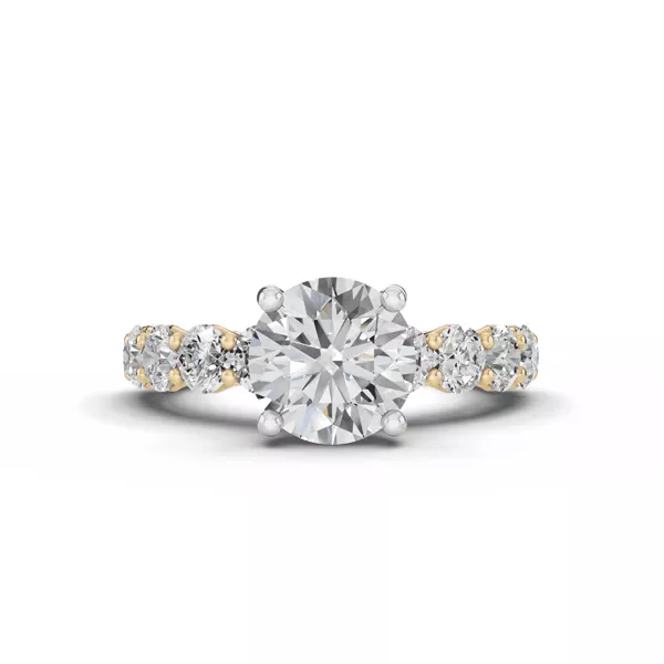 Sculpted Heart Lab Diamond Ring (1.50 ct. tw.)