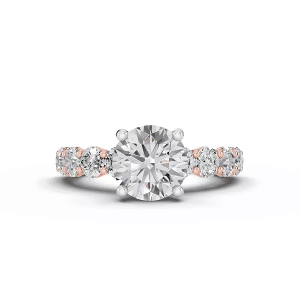 Sculpted Heart Lab Diamond Ring (1.50 ct. tw.)
