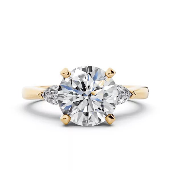 Madison Three-Stone Lab Pear Ring (.25 ct. tw.)