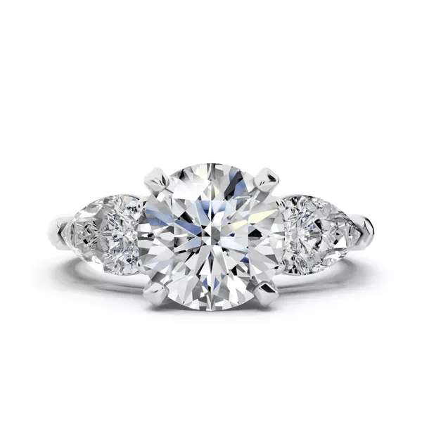 Madison Three-Stone Lab Pear Ring (1.00 ct. tw.)