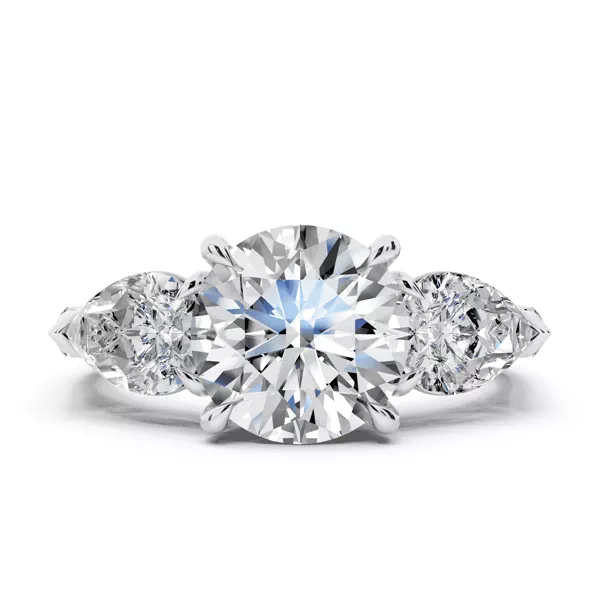 Capri Pear Three-Stone Lab Diamond Ring (1.35 ct. tw.)