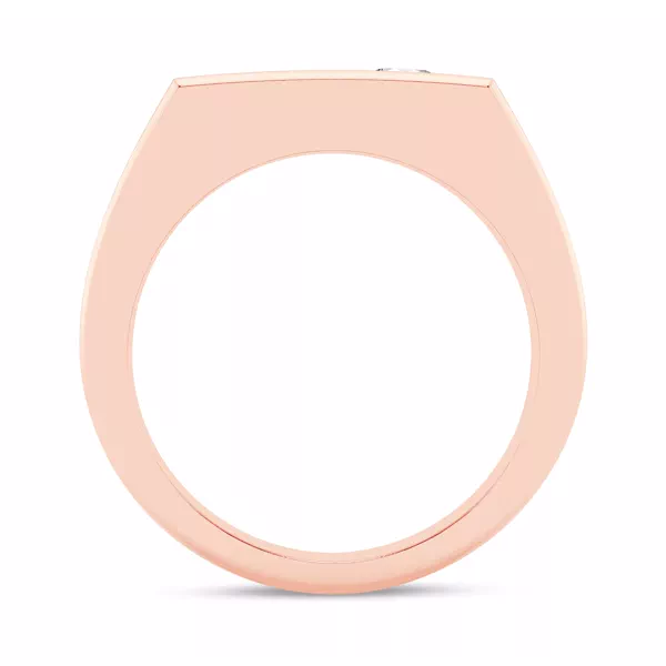 Angled Pavé Diamond Band (7.5mm)
