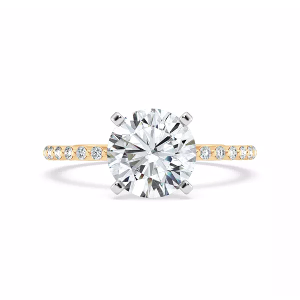 Signature Hearts & Arrows Shared Prong Engagement Ring (1/5ct. tw.)
