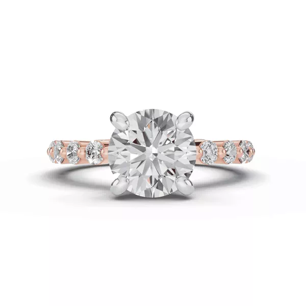Tradition Pavé Shared Prong Engagement Ring (.70ct. tw.)