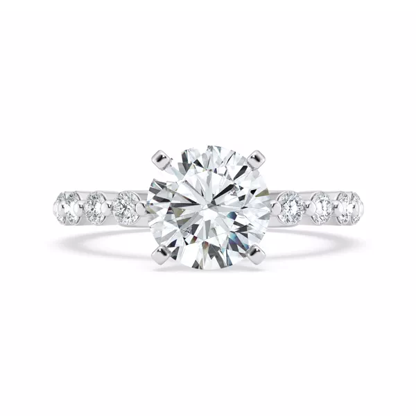 Tradition Pavé Shared Prong Engagement Ring (.70ct. tw.)