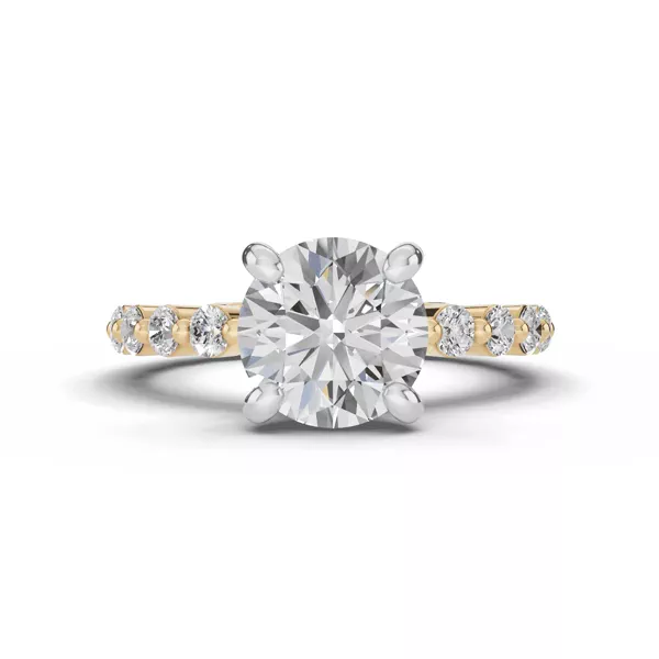 Tradition Pavé Shared Prong Engagement Ring (.70ct. tw.)