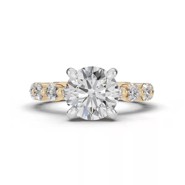 Tradition Pavé Shared Prong Engagement Ring (.95ct. tw.)