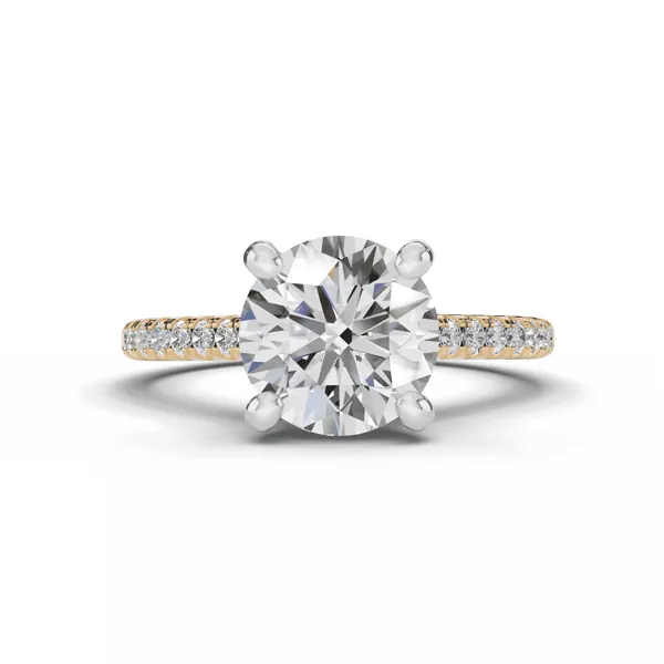 Tradition Pavé Cathedral Engagement Ring (1/5ct. tw.)