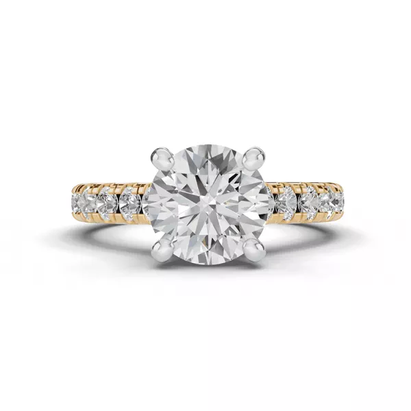 Tradition Pavé Cathedral Engagement Ring (.70ct. tw.)