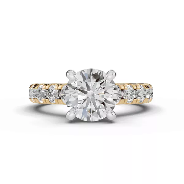 Tradition Pavé Cathedral Engagement Ring (.90ct. tw.)