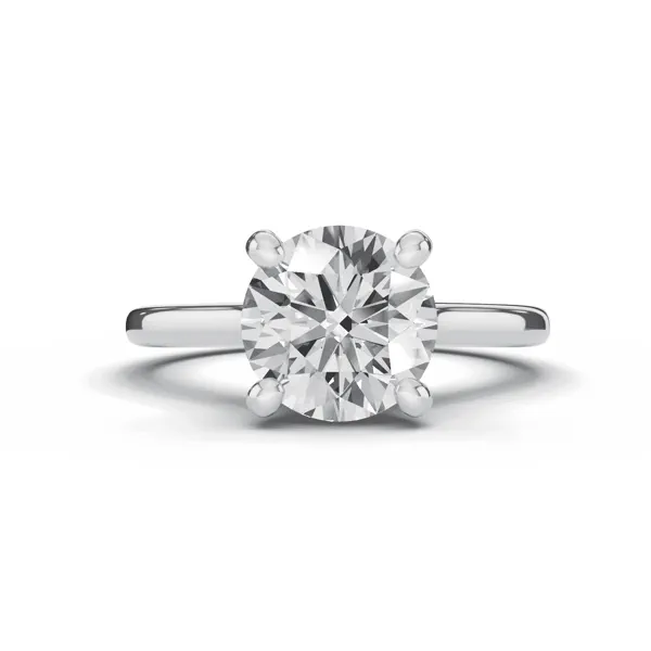 Tradition Hidden Halo Cathedral Ring (2mm)