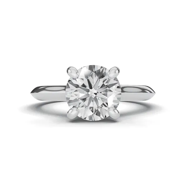 Signature Hearts & Arrows Hidden Halo Knife-Edge Cathedral Ring