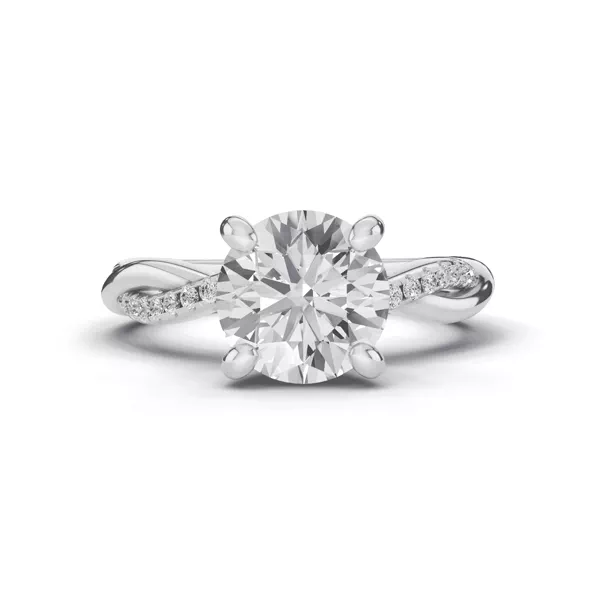Setting Signature Hearts & Arrows Pavé Twist