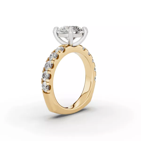 Tradition Pavé Euroshank Engagement Ring (1 ct. tw.)