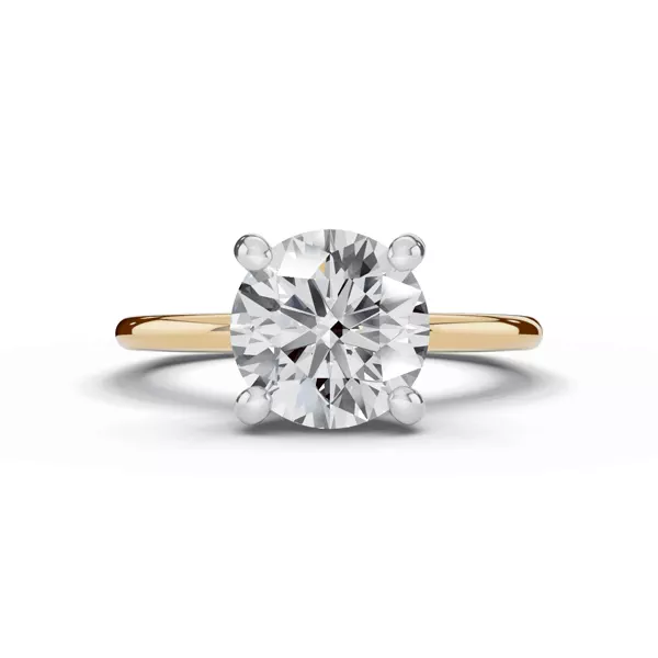 Signature Hearts & Arrows Hidden Halo Euroshank Engagement Ring (1.5mm)