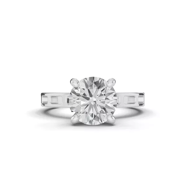 Forma Flow Solitaire Engagement Ring