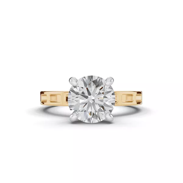 Forma Flow Solitaire Engagement Ring