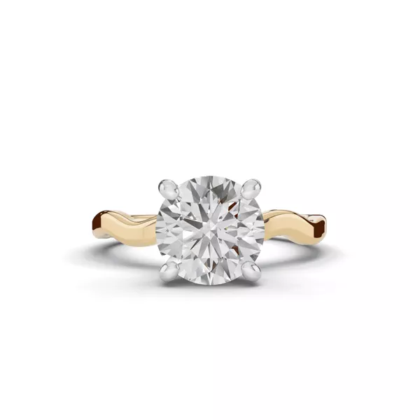 Ribbon Solitaire Engagement Ring