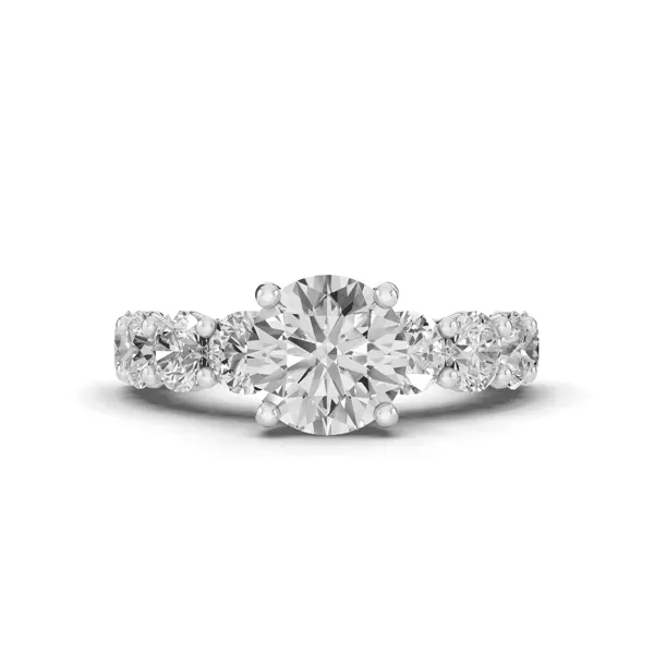 Sculpted Heart Diamond Engagement Ring (2.40 ct. tw.)