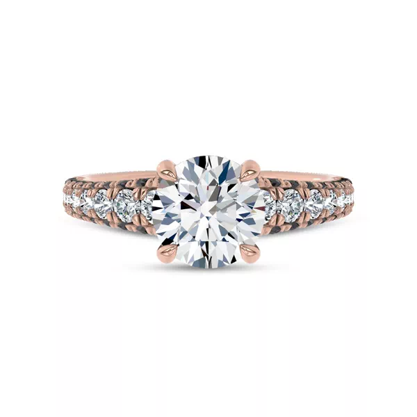 Midnight Noir Lab Engagement Ring by Christian Siriano