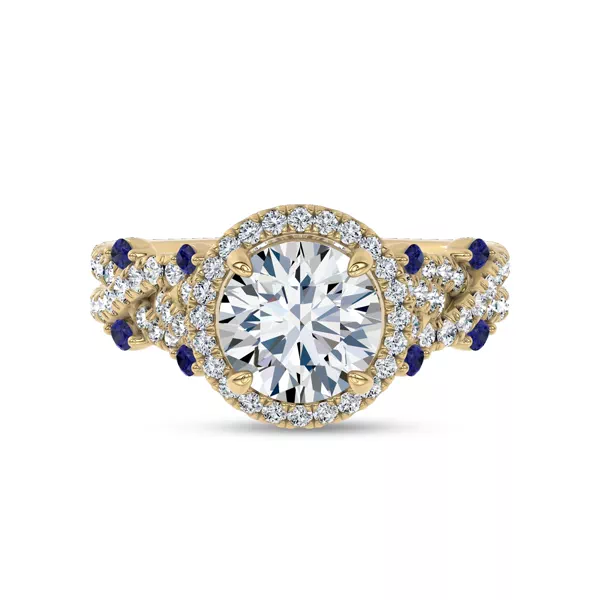 Embellis Sapphire Engagement Ring by Christian Siriano