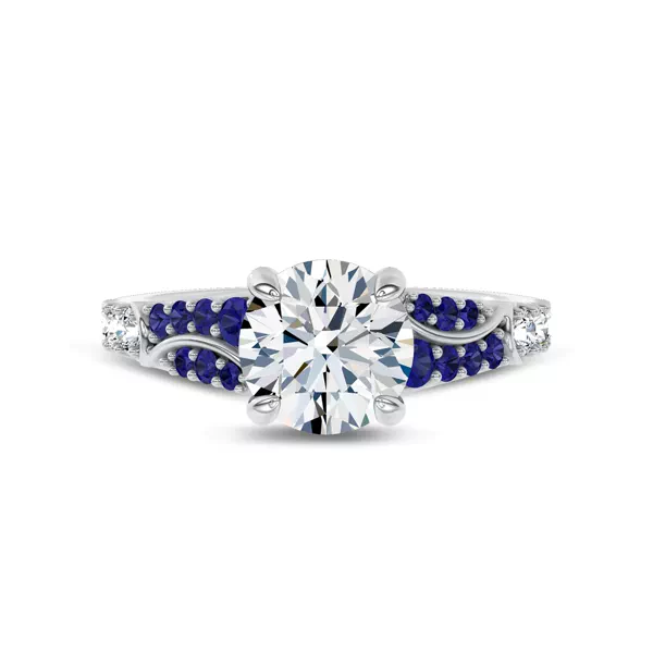 Sonata Sapphire Lab Engagement Ring by Christian Siriano