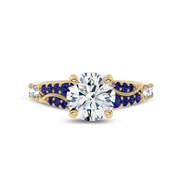 Sonata Sapphire Lab Engagement Ring by Christian Siriano