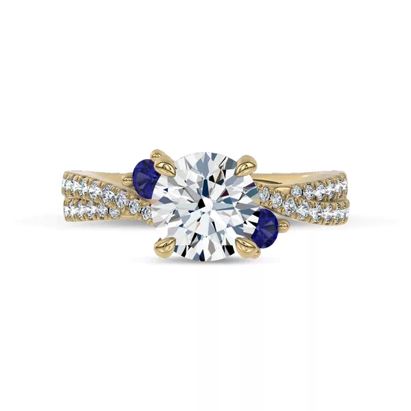 Nocturne Sapphire Engagement Ring by Christian Siriano