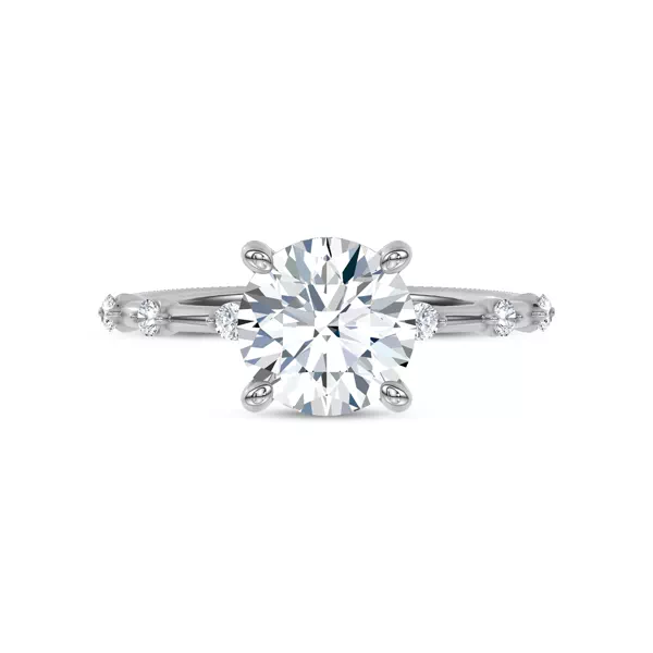 Starlight Diamond Prong Engagement Ring