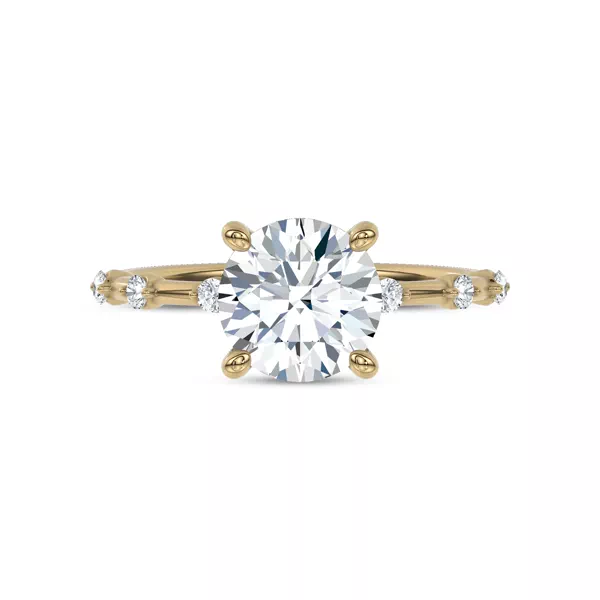 Starlight Diamond Prong Engagement Ring