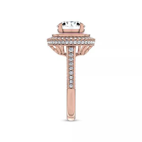 Rosavé Couture Halo Lab Engagement Ring by Christian Siriano