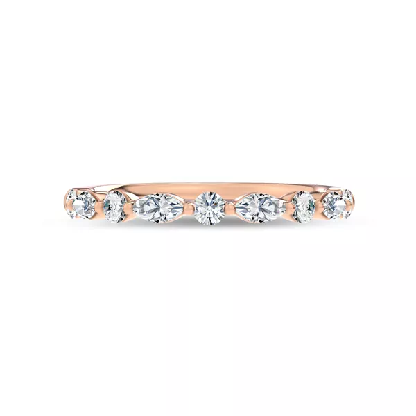 Serenity Marquise And Round Diamond Band