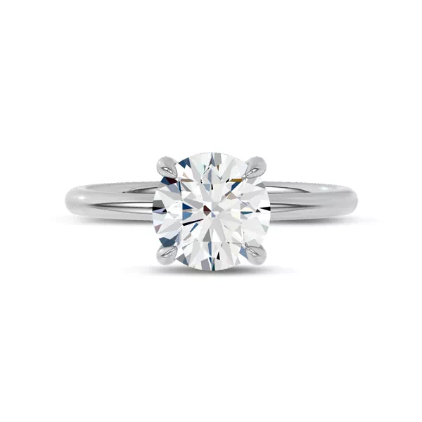Setting Reflection Hidden Halo Solitaire Lab  by Christian Siriano