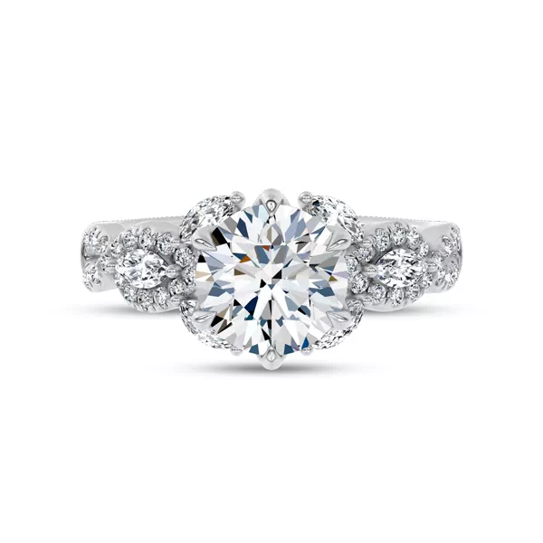 Valora Pavé Vine Lab Engagement Ring by Christian Siriano